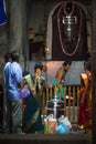 Monk in Indian temple