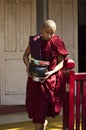 A monk and its offering