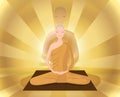 Monk meditation