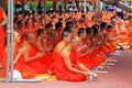 Monk In Phra Pathom Chedi, Nakhon Pathom, Thailand