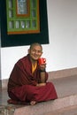 Monk, Rumtek, Sikkim, India