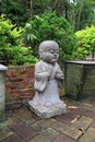 A monk sculpture on Guanyin Mountain, Guangdong Province, China Royalty Free Stock Photo