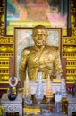 Monk statue in buddhist temples