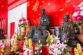 Monk statue at Wat Phra That Si Chom Thong Worawihan in Chom Thong District, Chiang Mai, Thailand.