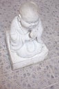 Monk Stone Statue