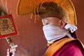 Monk, Tamshing Phala Chhoupa festival Royalty Free Stock Photo