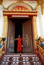 Monk in Wat Sainyaphum