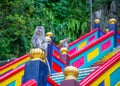 Monkey in Batu Caves Malaysia Royalty Free Stock Photo