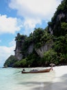 Monkey Beach, PhiPhi Island Royalty Free Stock Photo