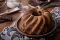 Monkey bread with chocolate, food photography Royalty Free Stock Photo