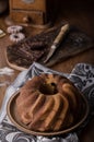 Monkey bread with chocolate, food photography Royalty Free Stock Photo