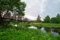 Monkey bridge somewhere in Lithuania Royalty Free Stock Photo