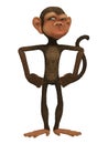 Monkey cartoon 3d