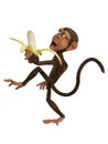 Monkey cartoon 3d