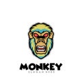 Monkey angry cartoon
