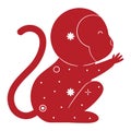 monkey chinese zodiac Royalty Free Stock Photo