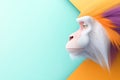 Monkey portrait profile wildlife artwork animal background Royalty Free Stock Photo