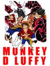 Monkey d luffy onepiece illustration design Royalty Free Stock Photo