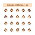 Monkey emoticon pack 41-60