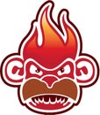 Monkey Face Logo Vector