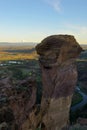 Monkey Face, Smith Rock and Crooked River Royalty Free Stock Photo
