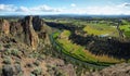 Monkey face, Smith Rock Park Royalty Free Stock Photo