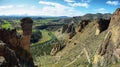 Monkey face, Smith Rock Park Royalty Free Stock Photo