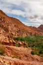 Monkey fingers, rock formation in the Dades Valley, Atlas Mountains, Morocco, Africa Royalty Free Stock Photo