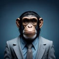 Monkey in Formal Wear Royalty Free Stock Photo