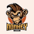 monkey gamers mascot logo esport template