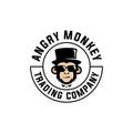 Monkey logo design template