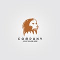Monkey logo template, vector logo for business corporate, illustration Royalty Free Stock Photo
