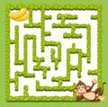 Monkey maze puzzle game template