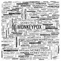 Monkey pox Outbreak Header Background. Africa