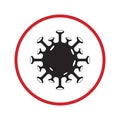 Monkey pox outbreak icon or Pandemic icon