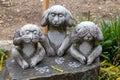 Monkey sculpture in Shibamata, Historic neighborhood in Tokyo, Japan