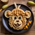 Monkey-shaped Waffles: A Playful Twist On Nikon D850 Style