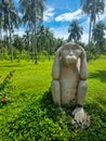 Monkey statue Royalty Free Stock Photo