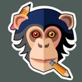 Monkey Stickers and Monkey Sticker Designs