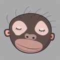 Monkey T-shirt graphics cute cartoon characters cute graphics for kids Book illustrations