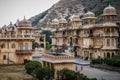 Monkey Temple Galtaji, at the end of the day, Jaipur, Rajasthan, India