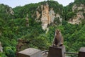Monkey in Tianzi Avatar mountains nature park - Wulingyuan China