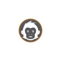 monkey vector logo design