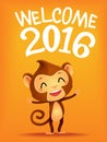 Monkey Welcoming Year 2016