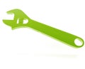 Monkey wrench illustration Royalty Free Stock Photo