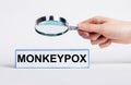 Monkeypox virus concept. Monkey smallpox Royalty Free Stock Photo