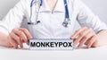 Monkeypox virus concept. Monkey smallpox Royalty Free Stock Photo