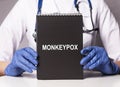 Monkeypox virus concept. Monkey smallpox Royalty Free Stock Photo