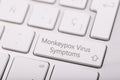 Monkeypox Virus symptoms concept.