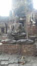 Monkeys at Phra Prang Sam Yot Temple in Lopburi, Thailand.